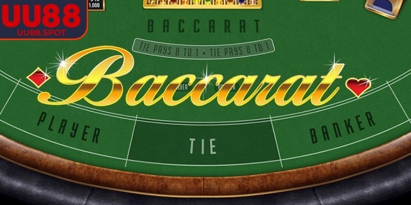 Baccarat UU88 không cần đấu trí với nhiều đối thủ, bạn chỉ cần so điểm với nhà cái