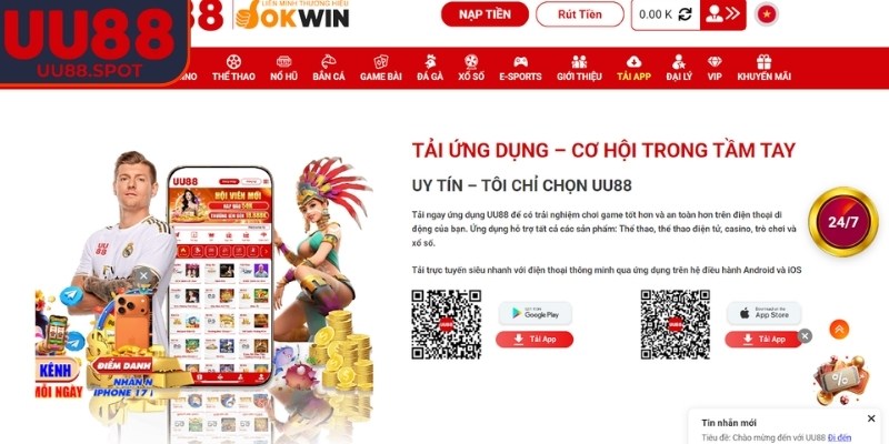 Lý do nên tải App UU88 ngay hôm nay